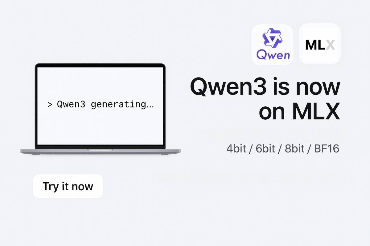 Qwen3 Is Now On Mlx