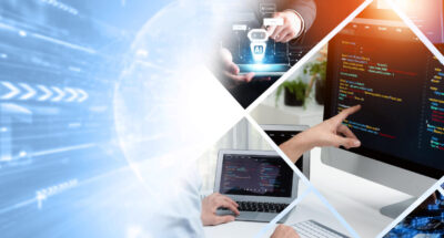 Computer programming coding and AI artificial intelligence NLP data development