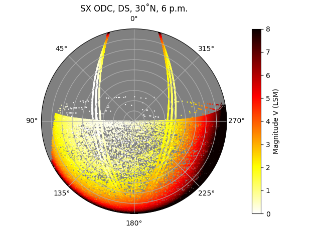 in-2026,-astronomer-samantha-lawler-and-two-colleagues-modelled-spacex’s-proposal-for-one-million-orbital-ai-data-centre-satellites-and-found-that,-if-they-are-launched-with-the-assumed-sizes-and-reflectivity,-naked-eye-satellites-could-outnumber-visible